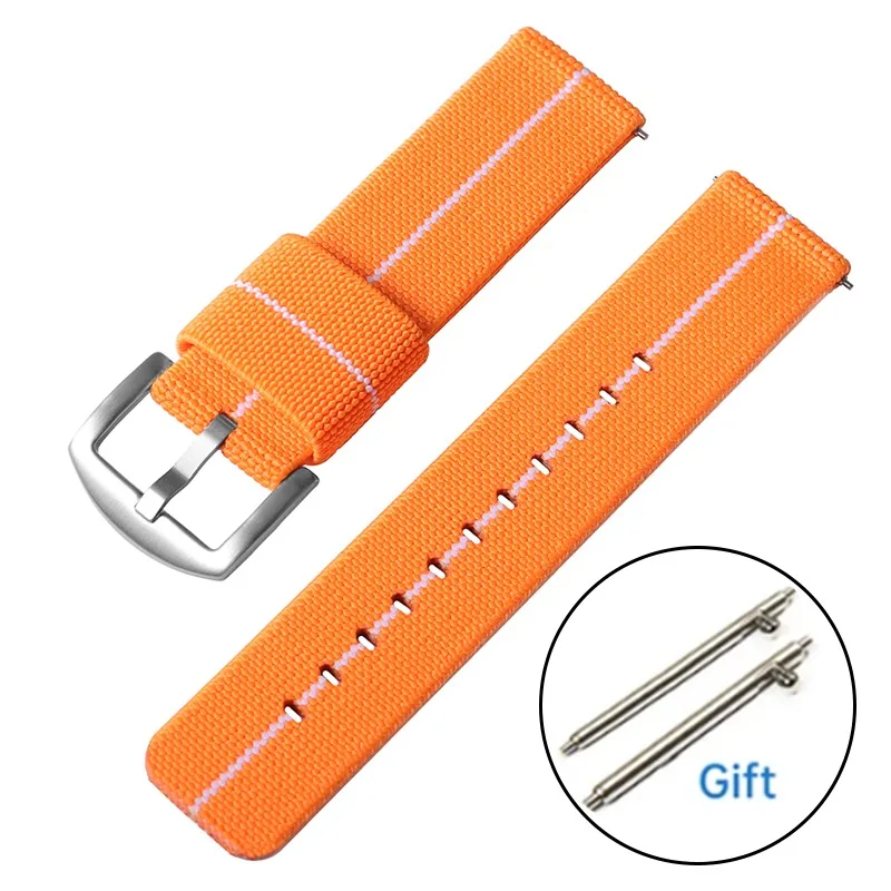 Versatile Nylon Sport Strap – Military-Grade Woven Elastic Bracelet with Quick Release