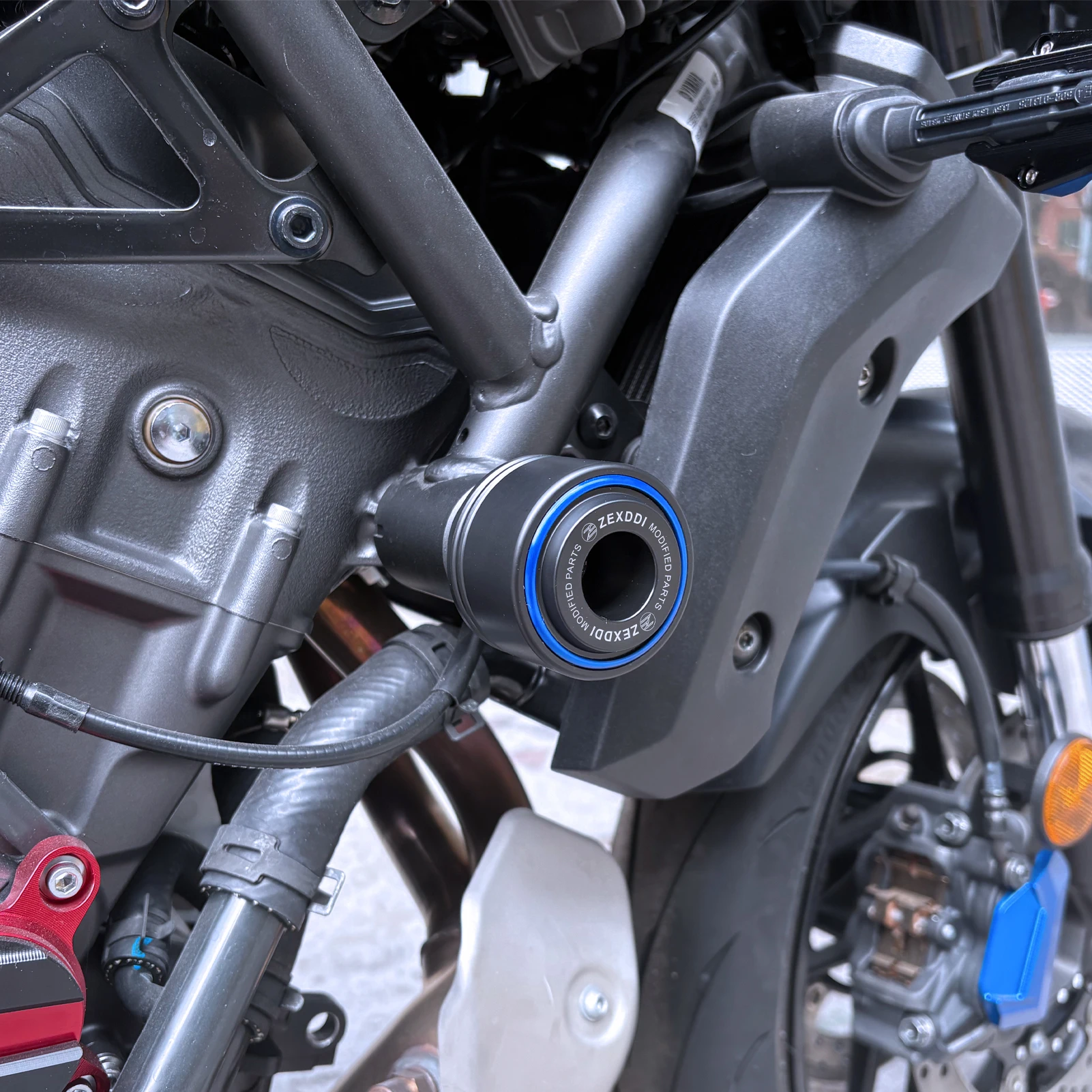 Für Honda CB500F CB500X CB 500F 500X CB500 Hornet 500 2025 2026 NX500 NX 500 Motorradzubehör Rahmenschutz Slider Protektor-Pads – Detail 6
