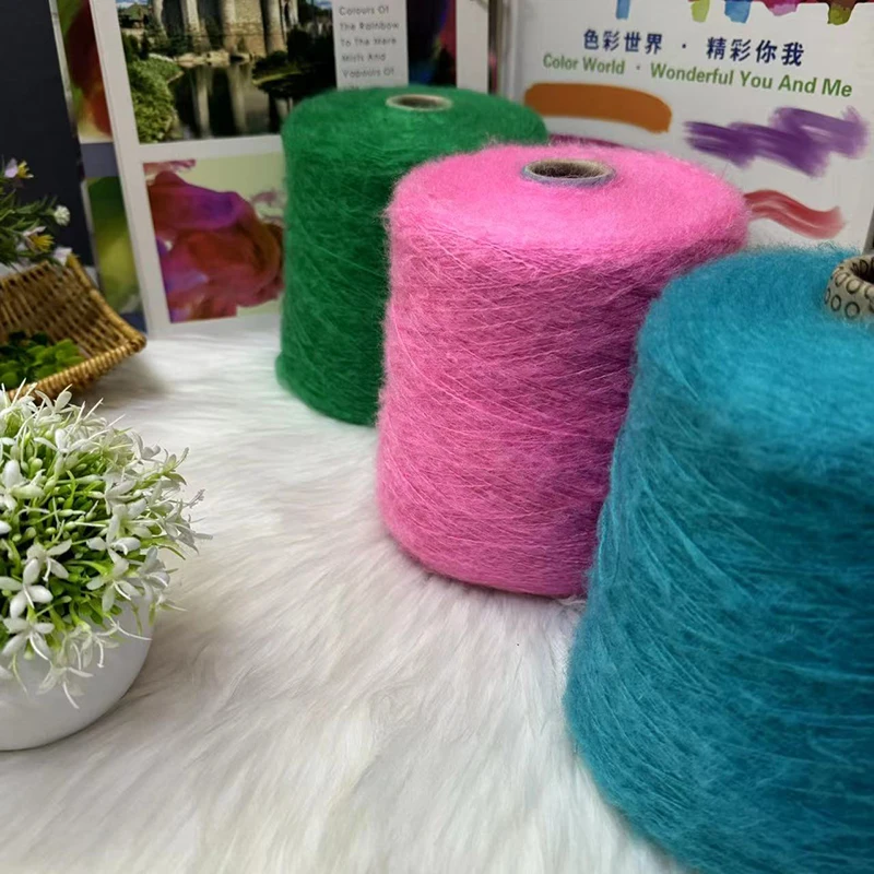 1 Regiment Of 500 Grams Of Ultra-Soft Mohair Wool Close To The Body Without Sticking Hand-Knitted Scarves Sweater Yarn 2