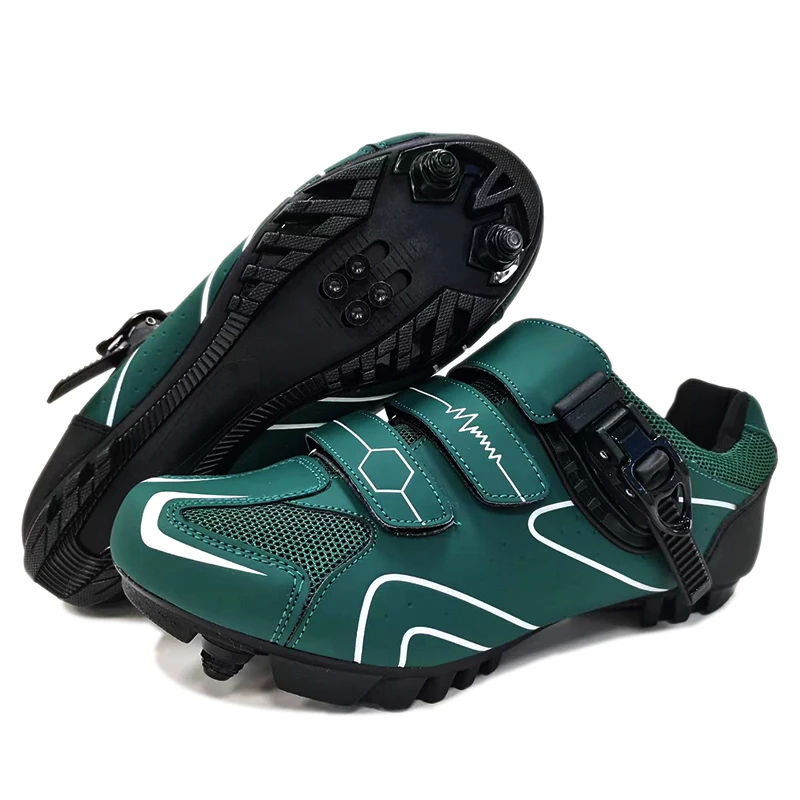 Cycling Shoes Mtb Shoes Cycling Speed Sneakers Men's Flat Road Cycling Boots Clip On Pedals Spd Mountain Bike Sneakers