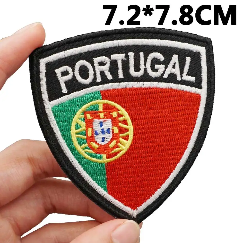 Country Flag Portugal Embroidered Patch | Iron On | Military Airsoft - Foto 3