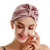 Pure Silk Hair Bonnets Women Sleeping Hair Cap Designer Silk Night Cap 100 Mulberry Silk Beanie for Hair Care Protect Head Wraps 1