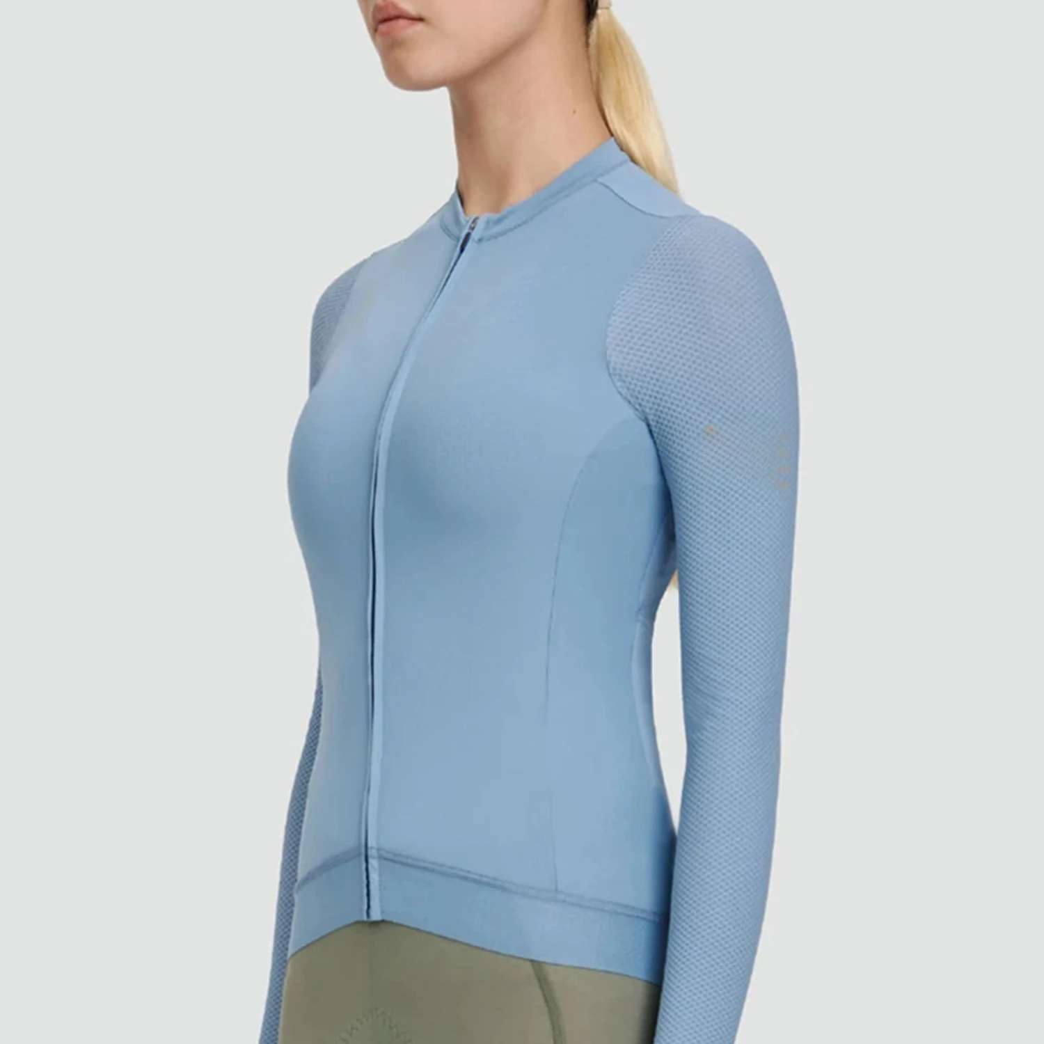 Spring/Autumn Women's Long Sleeve Breathable Cycling Jersey Comfortable Bicycle Clothing Sportswear Mountain Bike Quick Dry 4