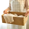 Handwoven Storage Basket Rattan Wicker Baskets Straw Weaving Organizer Sundries Storage Box Bread Picnic Basket Panier Rangement 2