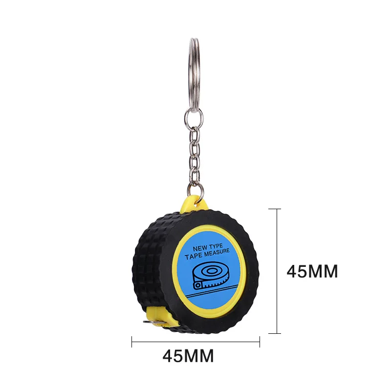 Creative Tape Measure Pendants Keychains Portable Office Supplies Sublimation Blank Key Chain keyrings For Logo Name Printed 4 S52bca2919d5446b498bc709908864b16A