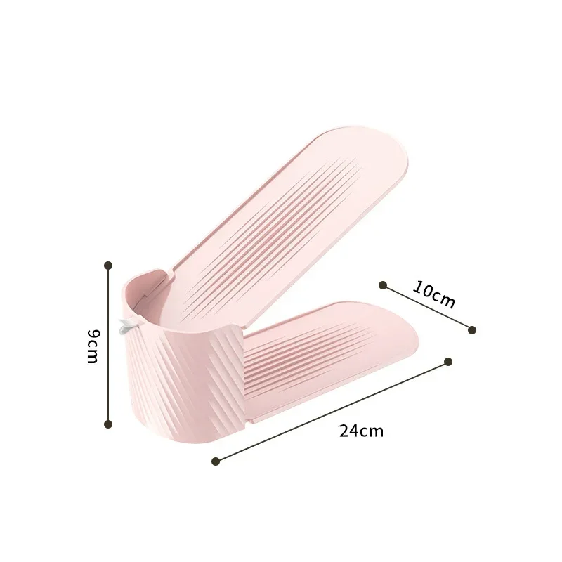10Pcs Integrated Shoe Support Shoe Cabinet Storage Rack Shoe Storage Rack Space-saving Removable Double-layer Adjustable Rack 6