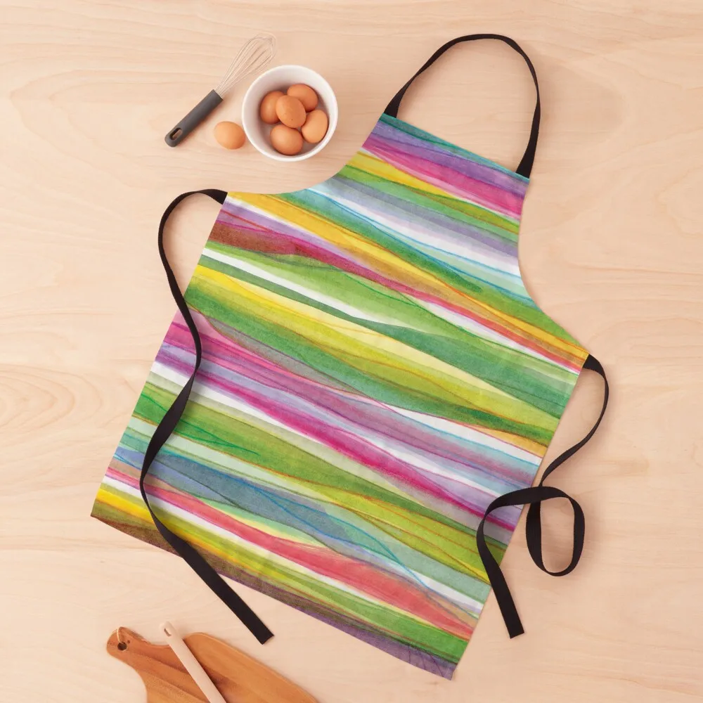 

Colorful Tulip Field Apron Home Supplies Kitchen accessories Apron
