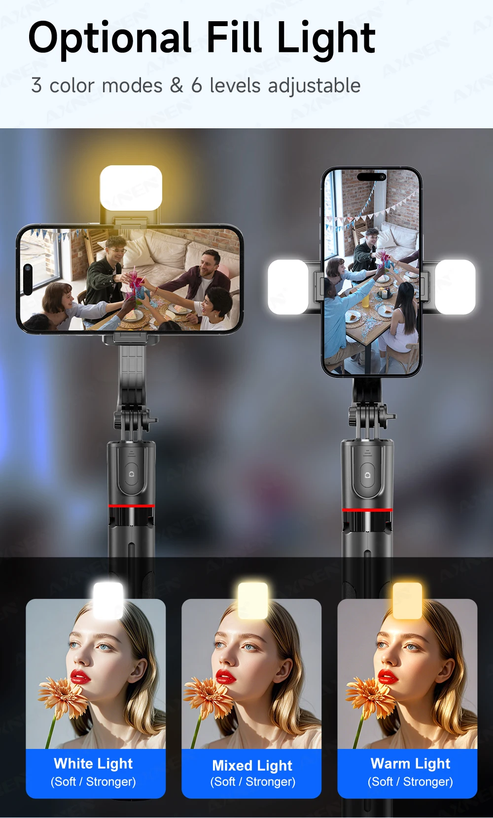 LED užpildymo šviesos priedas