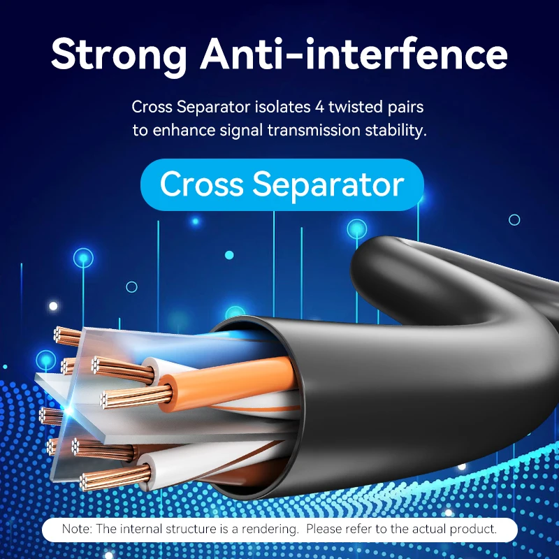 Premium 90-Degree CAT6 Ethernet Cable UTP - 1000Mbps High-Speed Networking Cord