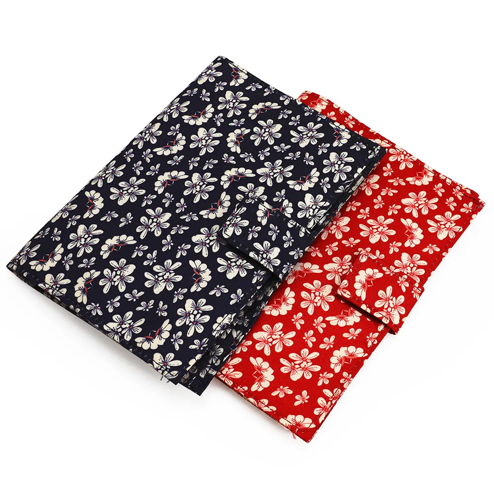 Cotton Empty Knitting Needles Bag Red Organizer Bag for Crochet Hooks Knitting Detachable Sewing Accessories Storage
