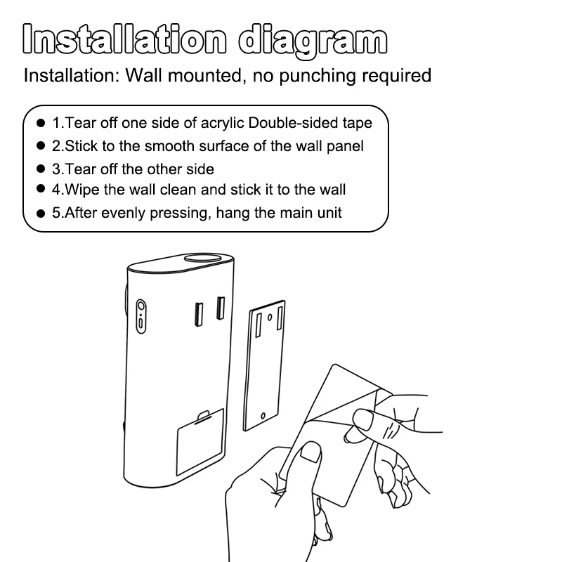 Distributeur automatique de bain de bouche pour HOKids et adultes, 2  rince-bouche muraux, chargement USB sans contact, standard et magnétique,  540ml - AliExpress
