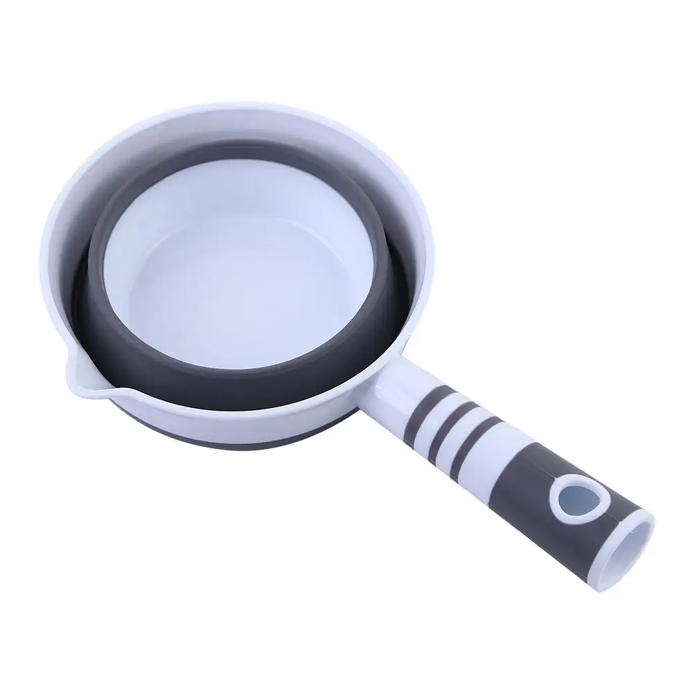 Plastic Water Ladle Multifunction Foldable Silicone Collapsible Bath Spoon Water Scoop Dipper Water Ladle