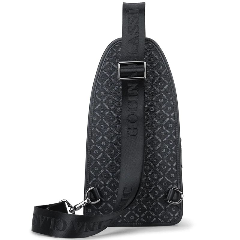 Chest Bag Men's Shoulder Messenger Bag Leisure Crossbody Waterproof and Hard-Wearing Oxford Cloth Cross Body Chest Trend