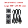 GXIVISION 3PCS IMX179/OV2735/OV9732 100 Degree 1MP 30fps 2M Cable Camera Module Compatible For DIY Autodarts.io,USB Free Driver 2