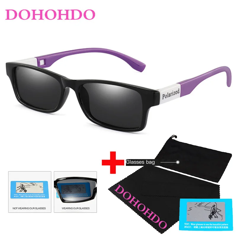 

DOHOHDO Brand New Polarized Sports Sunglasses Men Women Fishing Square Sun Glasses For Men Camping Driving Goggles Eyewear UV400