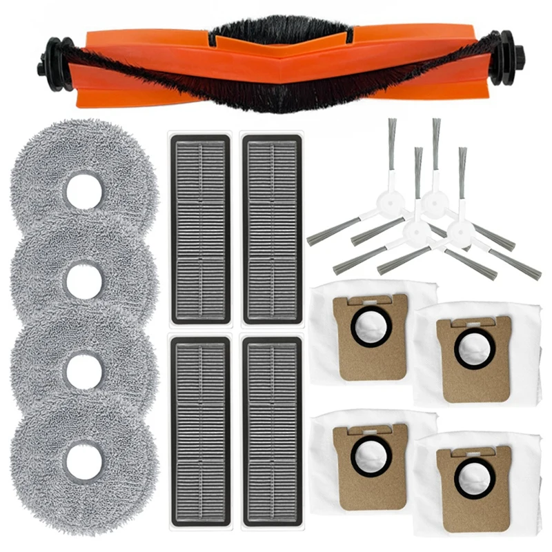 

Запчасти для Dreame W20 Pro Ultra RLW32LE, основная боковая щетка, Hepa фильтр, насадка на швабру, пылесборник, запасные части, аксессуары