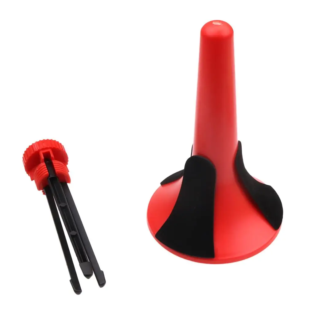Portable Foldable Trumpet Tripod Holder Stand Music Stand Support for Trumpet with Detachable Leg Instrument Accessories