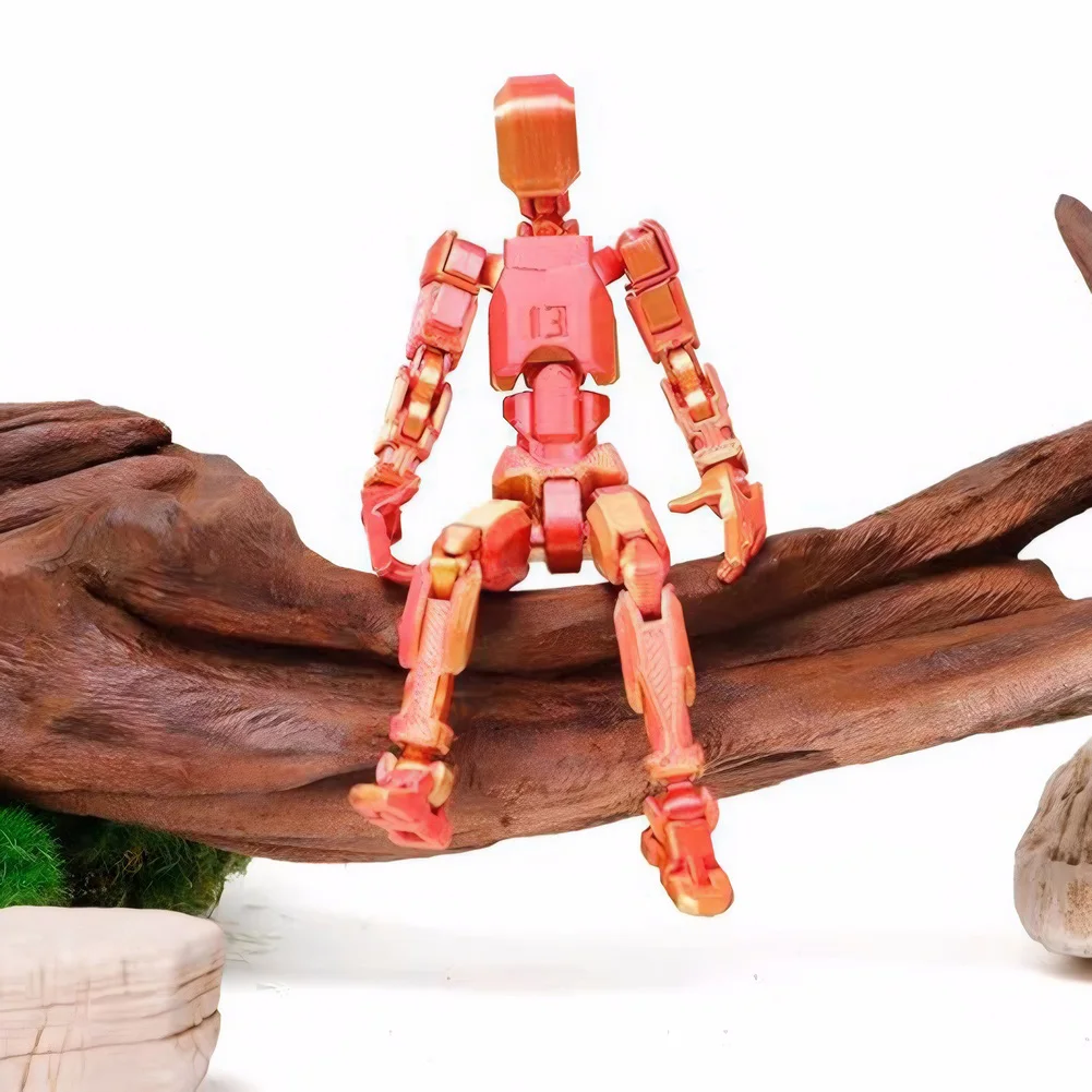 Multi Jointed Robot Action Figure with Accessories