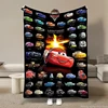 Disney Car Lightning Mcqueen Flannel Plush Soft Fluffy Break Nap Blanket Children's Cover Cartoon Blanket Children Anime Blanket 3