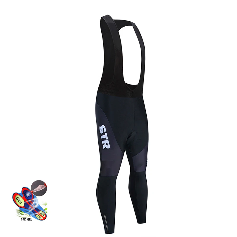 Spring Autumn Men Cycling Bib Pants MTB Bike