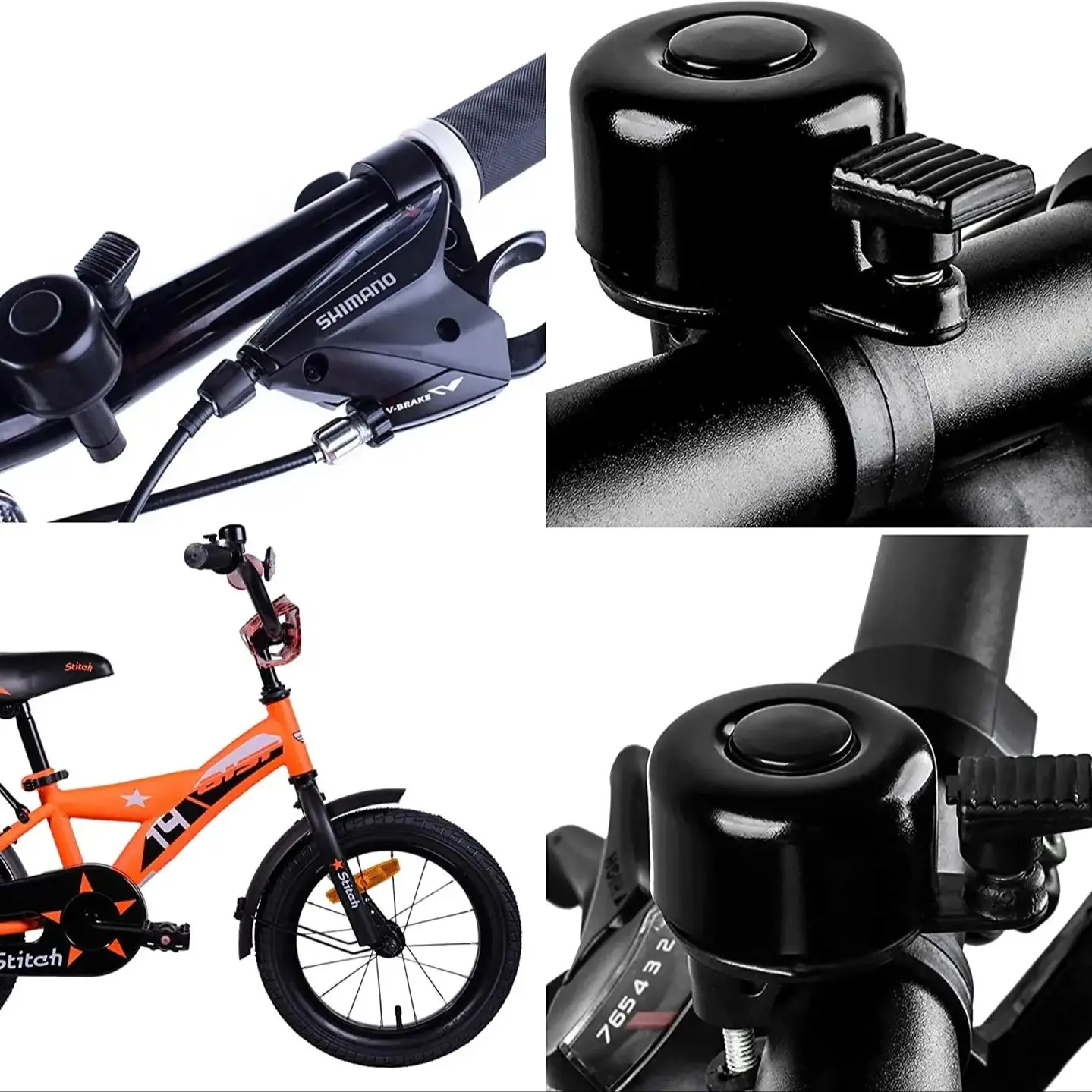 Bicycle Bell Alloy Mountain Road Bike Horn Sound Alarm For Safety Cycling Handlebar Bicycle Call Accessories