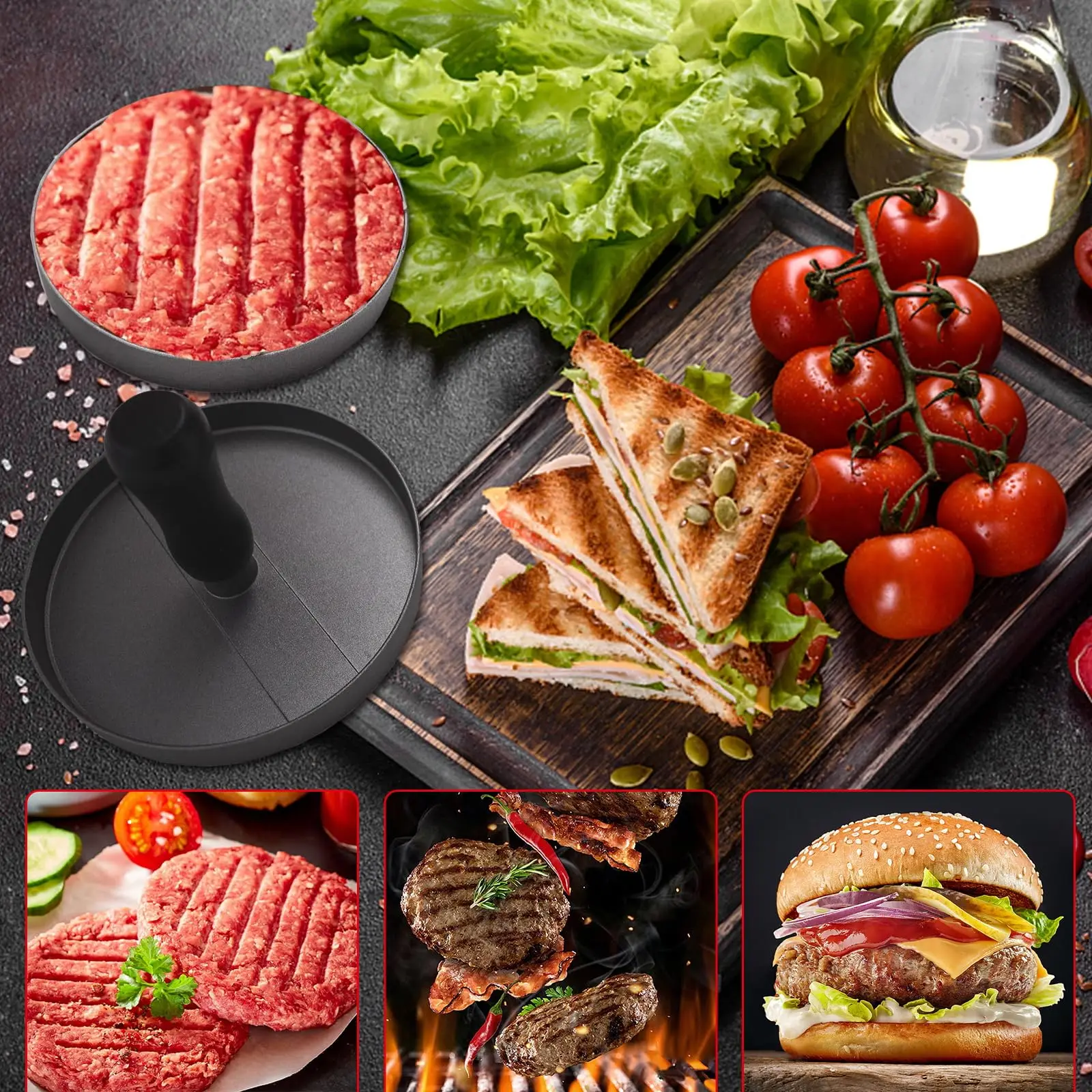 Meat Grinder for KitchenAid Stand Mixer Slicer Shredder Attachments Fit for KitchenAid Attachement Food Grinder with Tubes Set