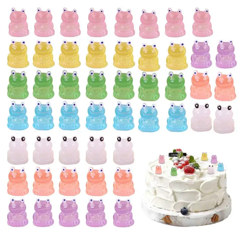 Frog Fairy Garden Accessori Figurine In Resina Mini Fairy Garden Statue 50Pcs Cute Tiny Animals Accessori Per Ornamenti Fai Da Te Per