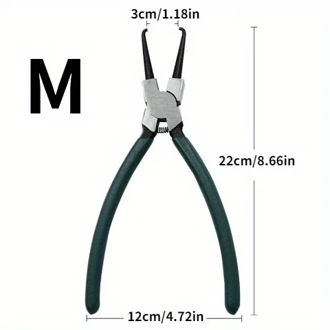 1/2 Stück langlebige Gelenkklemmzange zum einfachen Entfernen von Kraftstofffiltern und Schlauchrohren – Kohlenstoffstahl-Auto-Werkzeuge, Multitool – Detail 2