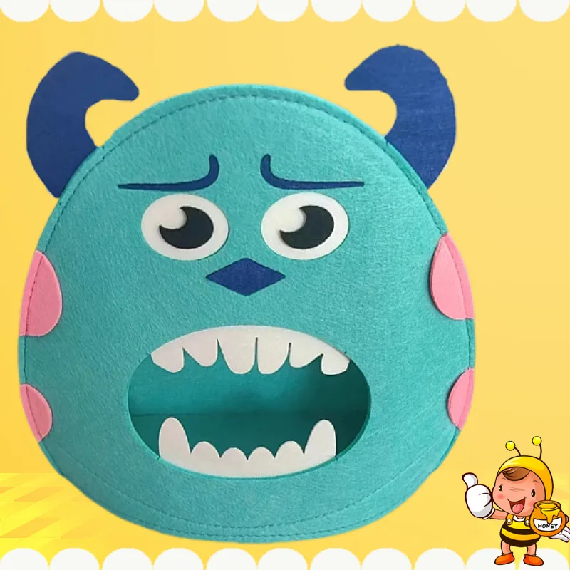 Kids Alphabet Learning Toys Matching Colors Shape Felt Toys Letter Recognition Monster Funny Game Montessori Educational Toy