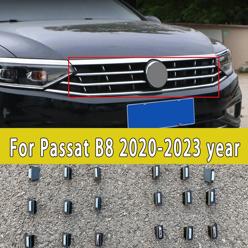 

Для VW Passat B8.5 передняя решетка хромированный 2021 2022 2023 Комплект кузова автостайлинг высокая конфигурация стандартная версия Декоративная полоса