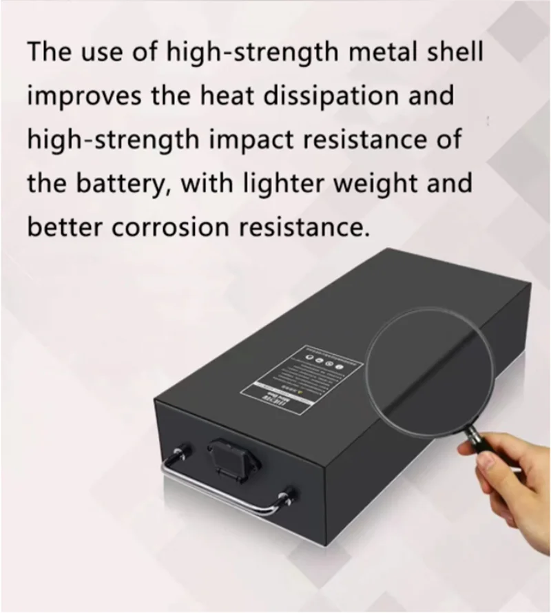 ORNATE Harley Electric Car Lithium Battery Waterproof 18650 Battery 60V 40Ah  for Two Wheel Foldable Citycoco Electric Scooter Bicycle