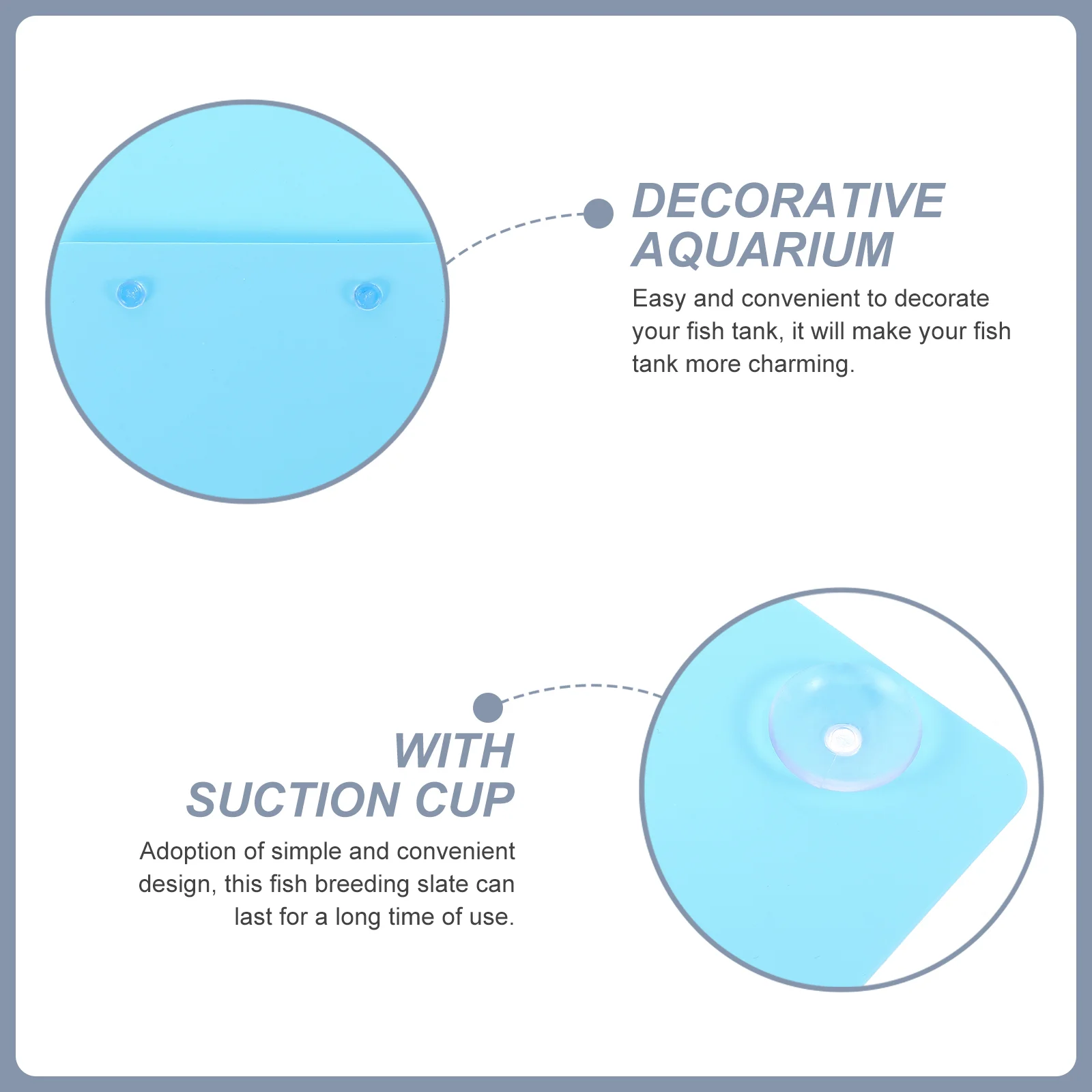 2 Pcs Blue Spawning Plate Breeding For Fish Tank Supplies Breeder Box Fish Breeding Habitat Pet Products High Quality