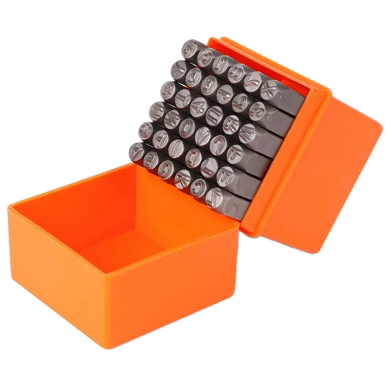 3Mm Number & Capital Letter Stamp Set (A-Z & 0-9) Punch Perfect For Imprinting Metal Plastic Wood Leather 36-Piece