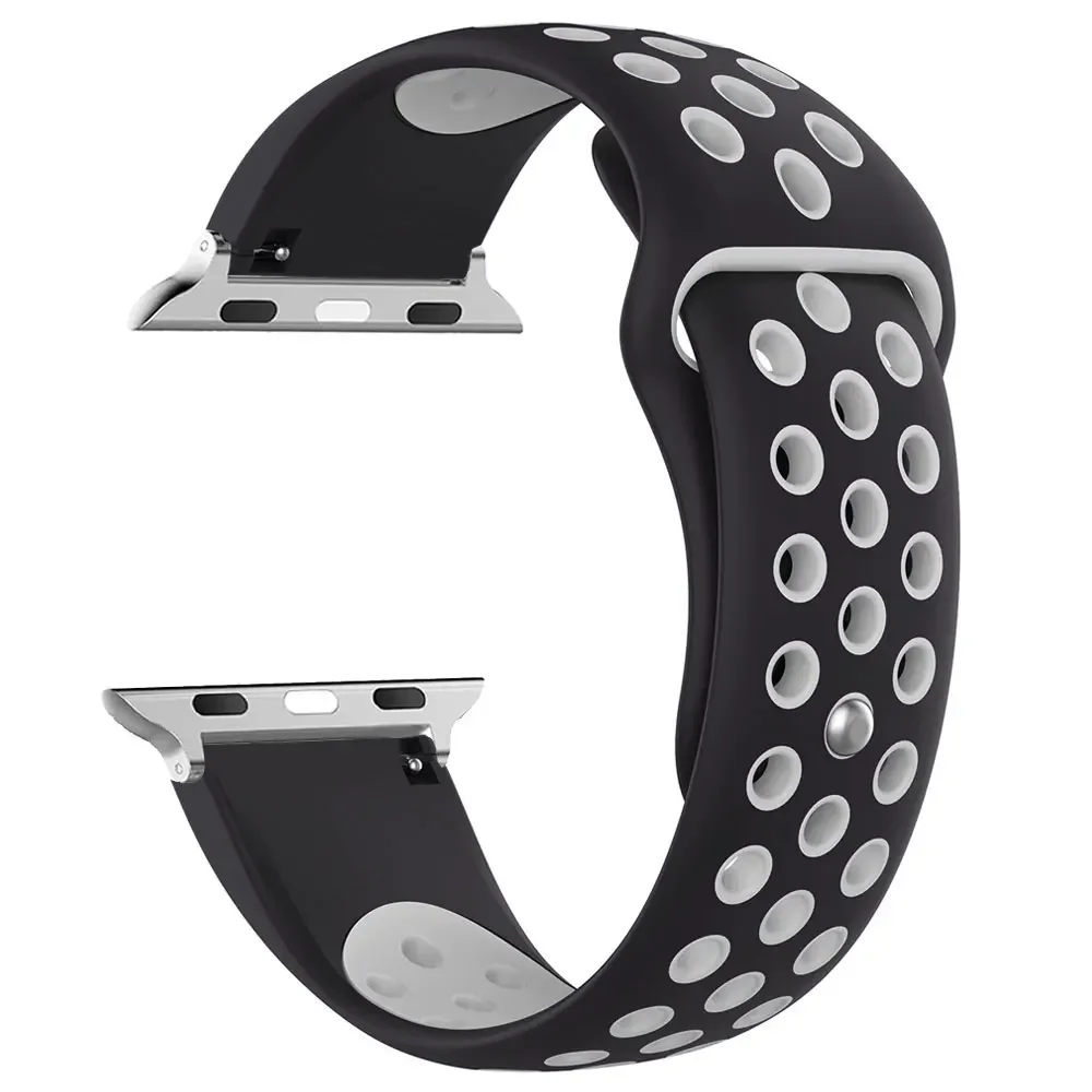 Breathable Sport Loop Strap for Apple Watch - Silicone Bracelet Band