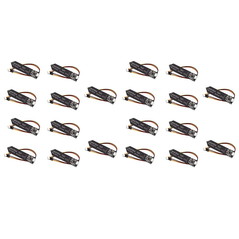 

Магнитный емкостный модуль датчика влажности почвы 3,3-5,5 В, 3 контакта с гравитационным проводом, устойчивый к коррозии, для полива сада «сделай сам»