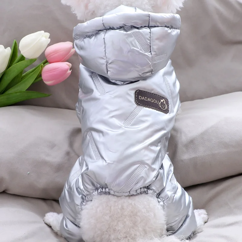 Winter Pet Dog Clothes Super Warm Jacket Thicken Cotton Coat Waterproof Small Dogs French Bulldog Puppy Outfit