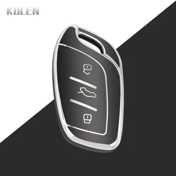 TPU Car Remote Key Case Cover Shell per MG MG6 ZS HS EV EZS EHS MG3 GS MG7 GT per Roewe I5 RX3 RX5 accessori protettivi Fob - TPU Car Remote Key Case Cover Shell per MG MG6 ZS HS EV EZS EHS