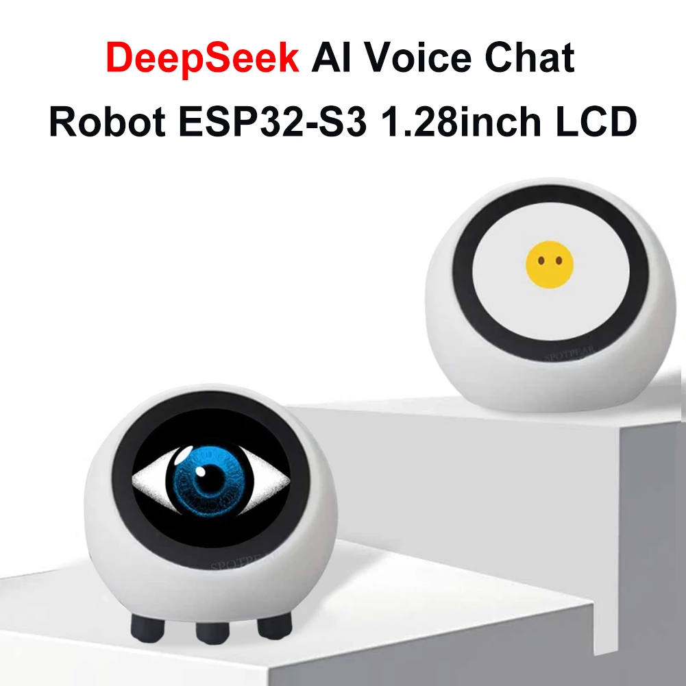 DeepSeek XiaoZhi AI Voice Chat Robot ESP32-S3 1.28 inch LCD WROOM-1-N16R8 Development Board Astronaut Clock Smart Home Assistant