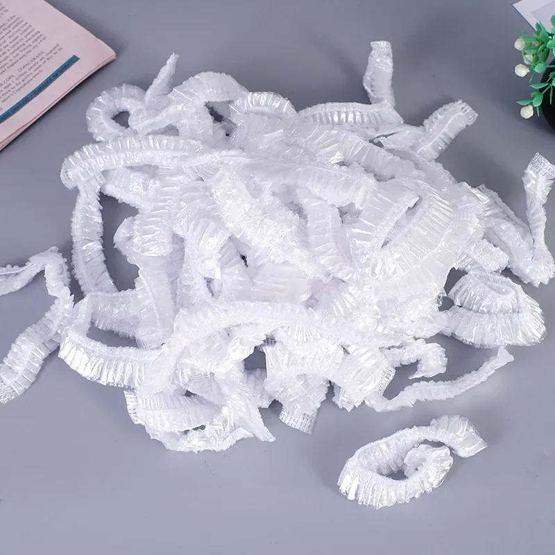 

100pcs Hair Dyeing Ear Cover Disposable Waterproof Ear Protector Salon Bath Shower Shield Earmuffs Barber Hairdressing Accessory