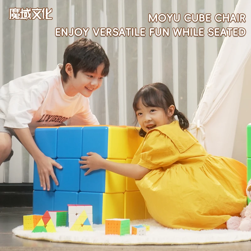 Moyu 40cm Big Magic cube Cubing 3x3x3 Magic Stickerless 3 Layers Speed Magic Cube Professional Puzzle Toys 6
