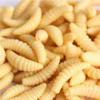 50pcs Lua Soft Bait Fake Breadworms Earthworms Red Worms Soft Worms Fake Worms Fishing Bait 1