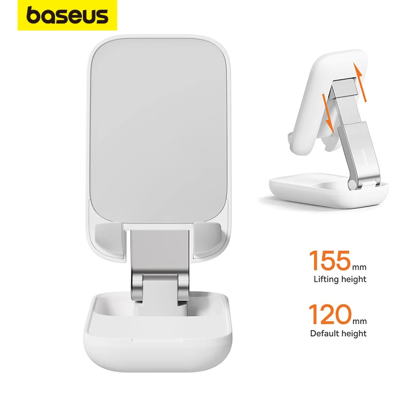  Baseus Mobile Phone Holder Stand For iPhone 14 13 12 Pro Max Phone Holder Stand Tablet Stand For Xiaomi Samsung Desktop Holder 