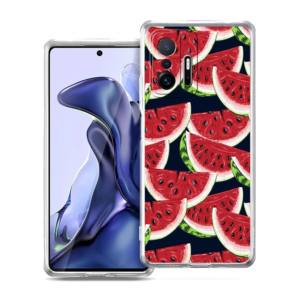 Soft Transparent Cartoon Fruit Phone Case