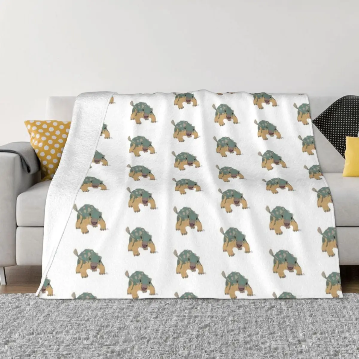 

Jurassic Bumpy Throw Blanket Single Blanket Decorative Bed Blankets