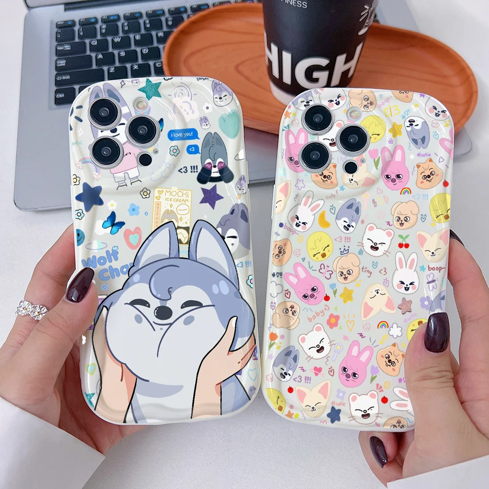 Adorable K-Kids Strays 3D Wave Soft Phone Case