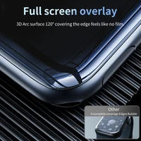 SmartDevil Film souple à colle complète pour iWatch 8 7 41mm 45mm SE 6 5 4 44mm 40mm protecteur d'écran iWatch HD facile à installer 3