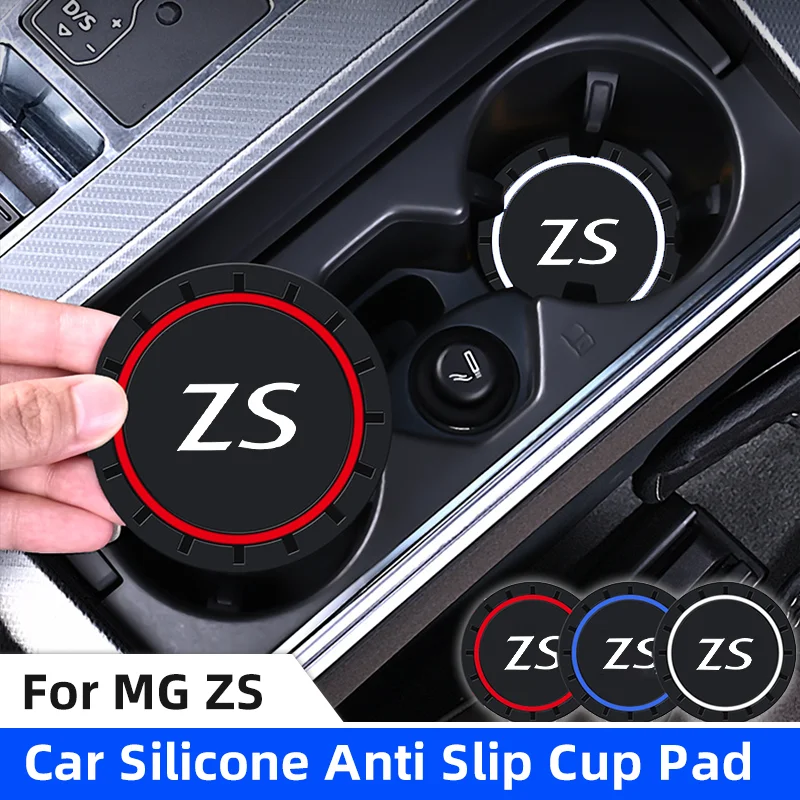2pcs Red Cup Holder Anti-Slip Insert Coaster Pad Mat Interior 2pcs Red Cup Holder Anti-Slip Insert Coaster Pad Mat Interior