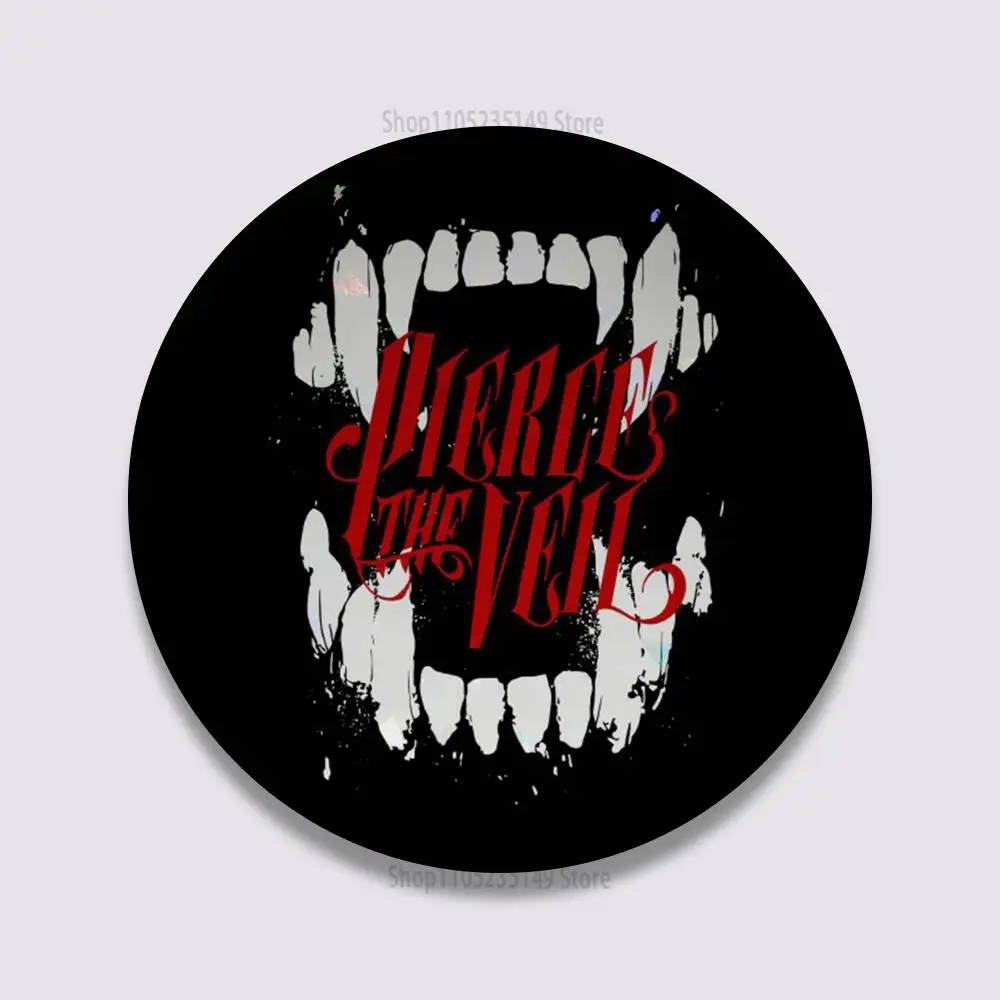 Handmade Pierce The Veil Music Pins - Round Brooch Badge for Backpacks, Clothes, and Jewelry Gifts