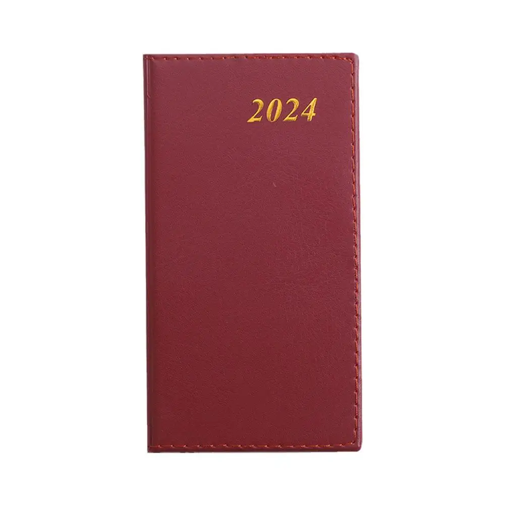 2024 스케쥴 도서 휴대용 A6 노트북 일기 플래너, 할 일 목록, 달력 도서, 일정 책 플래너, 알림 사무용품, 신제품