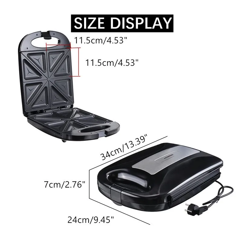 бутербродница на газу Breakfast Sandwich Maker Toast Sandwich Machine Multifunctional Toaster 4